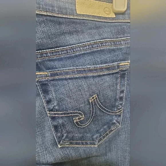 AG Women's jeans the stilt cigarette size 25r denim skinny casual office - Picture 3 of 5